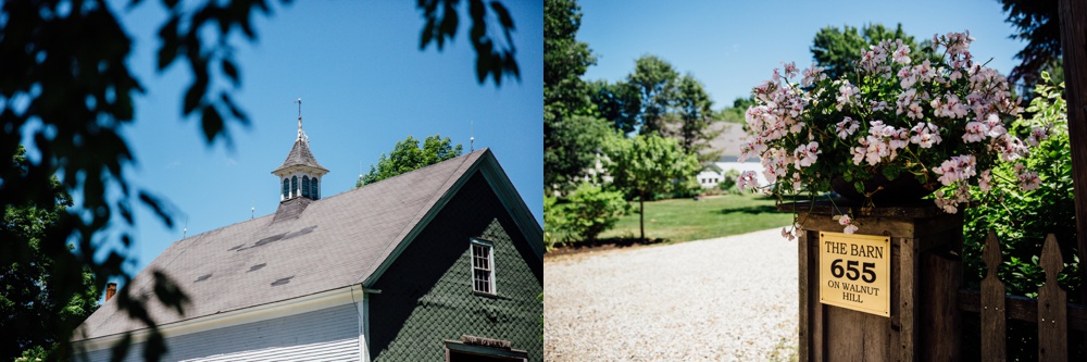 The Barn on Walnut Hill Wedding Maine wedding